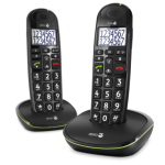 Doro Easy 110 Duo Teléfono DECT Negro