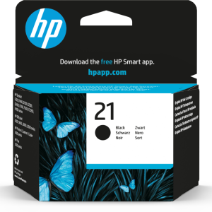 HP 21 Black Original Ink Cartridge cartucho de tinta 1 pieza(s) Rendimiento estándar