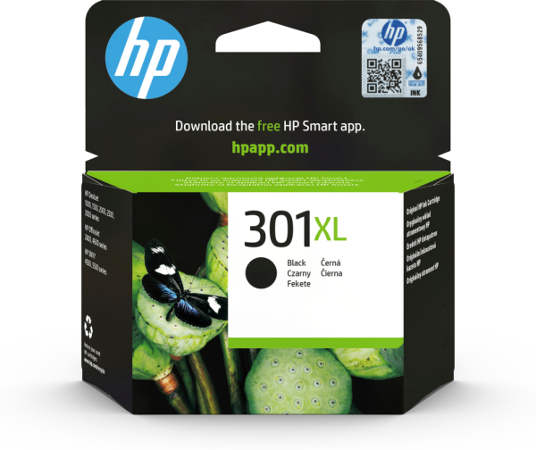 HP 301XL High Yield Black Original Ink Cartridge cartucho de tinta 1 pieza(s) Alto rendimiento (XL)