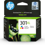 HP 301XL High Yield Tri-color Original Ink Cartridge cartucho de tinta 1 pieza(s) Alto rendimiento (XL) Cian, Magenta, Amarillo