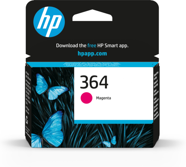 HP 364 Magenta Original Ink Cartridge cartucho de tinta 1 pieza(s) Rendimiento estándar