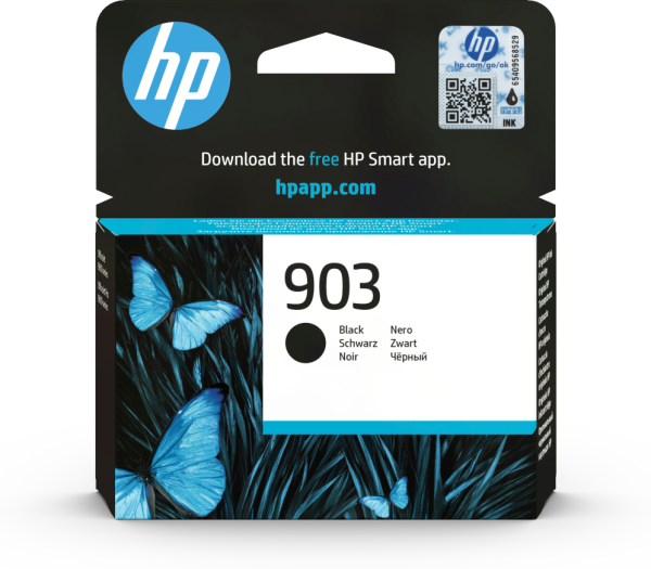 HP 903 Black Original Ink Cartridge cartucho de tinta 1 pieza(s) Rendimiento estándar