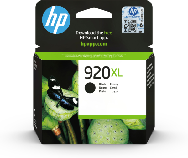 HP 920XL High Yield Black Original Ink Cartridge cartucho de tinta 1 pieza(s) Extra (Súper) alto rendimiento