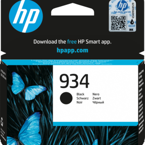 HP 934 Black Original Ink Cartridge cartucho de tinta 1 pieza(s) Rendimiento estándar