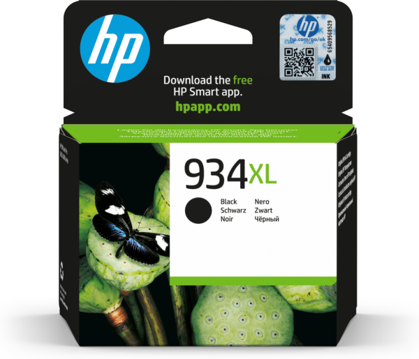 HP 934XL High Yield Black Original Ink Cartridge cartucho de tinta 1 pieza(s) Alto rendimiento (XL)