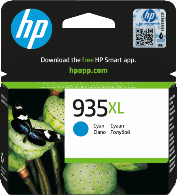 HP 935XL High Yield Cyan Original Ink Cartridge cartucho de tinta 1 pieza(s) Alto rendimiento (XL)