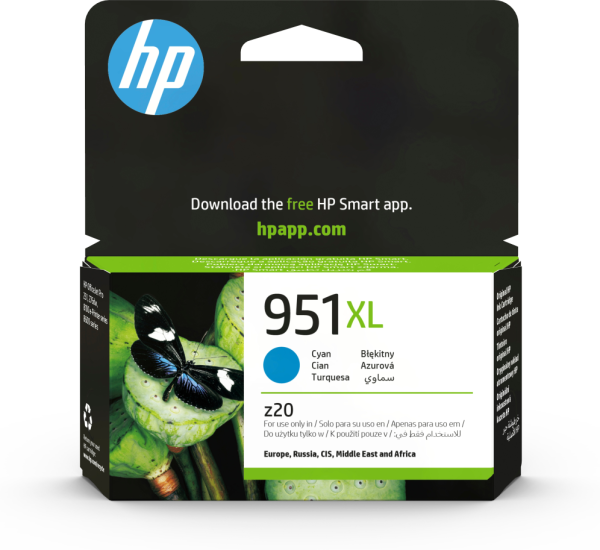 HP 951XL High Yield Cyan Original Ink Cartridge cartucho de tinta 1 pieza(s) Alto rendimiento (XL)