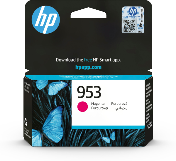 HP 953 Magenta Original Ink Cartridge cartucho de tinta 1 pieza(s) Rendimiento estándar