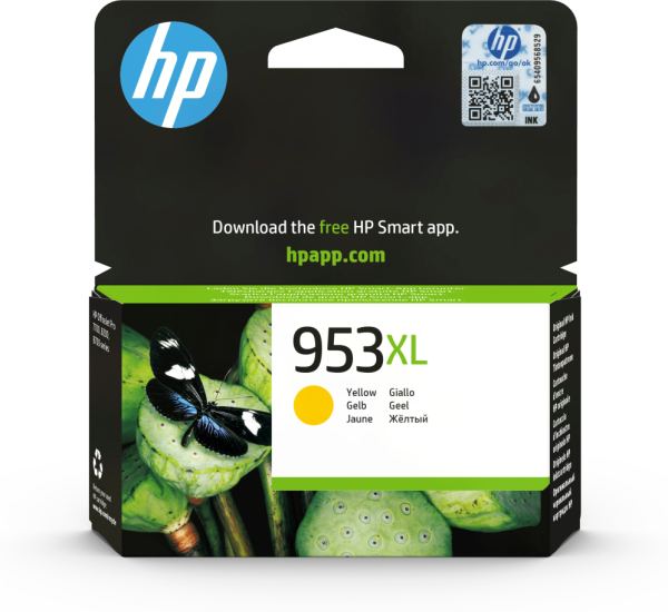 HP 953XL High Yield Yellow Original Ink Cartridge cartucho de tinta 1 pieza(s) Alto rendimiento (XL)