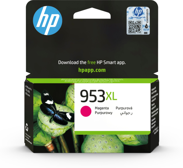 HP 953XL High Yield Magenta Original Ink Cartridge cartucho de tinta 1 pieza(s) Alto rendimiento (XL)