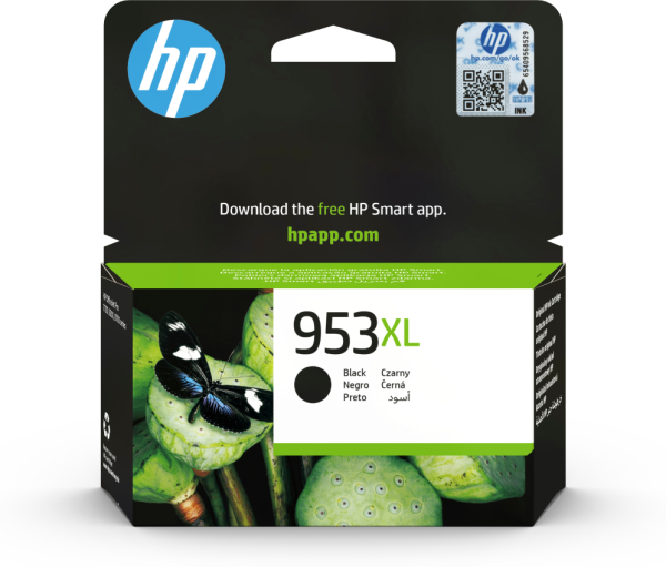 HP 953XL High Yield Black Original Ink Cartridge cartucho de tinta 1 pieza(s) Alto rendimiento (XL)