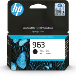 HP 963 Black Original Ink Cartridge cartucho de tinta 1 pieza(s) Rendimiento estándar