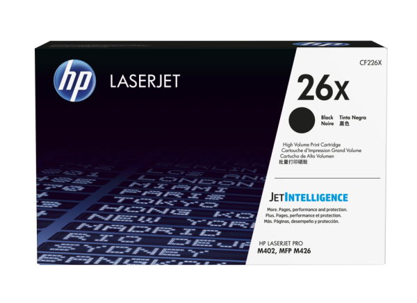 HP 26X High Yield Black Original LaserJet Toner Cartridge cartucho de tóner 1 pieza(s)