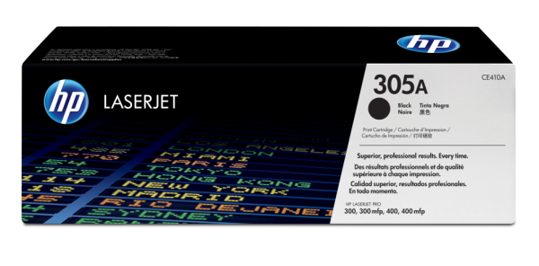 HP 305A Black Original LaserJet Toner Cartridge cartucho de tóner 1 pieza(s)