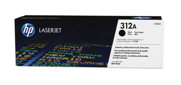 HP 312A Black LaserJet Toner Cartridge cartucho de tóner 1 pieza(s) Original