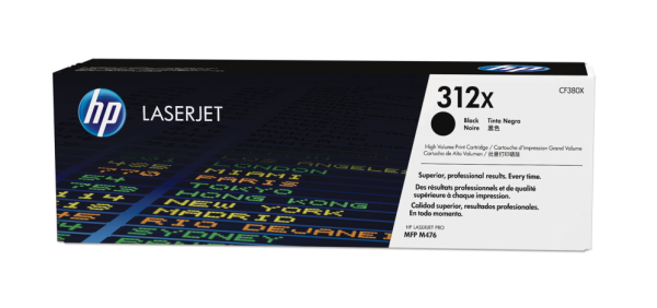 HP 312X High Yield Black LaserJet Toner Cartridge cartucho de tóner 1 pieza(s) Original