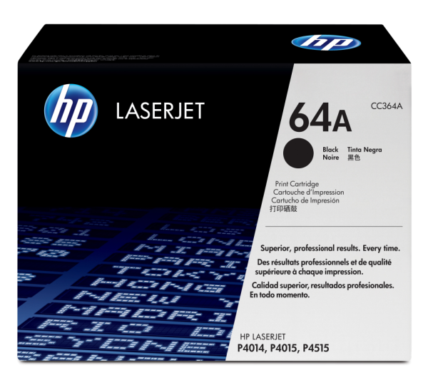 HP 64A Black Original LaserJet Toner Cartridge cartucho de tóner 1 pieza(s)