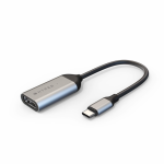 HYPER HD425A adaptador de cable de vídeo USB Tipo C HDMI Acero inoxidable