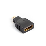 Lanberg AD-0015-BK cambiador de género para cable HDMI Micro HDMI Negro