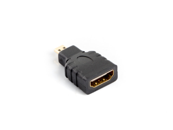 Lanberg AD-0015-BK cambiador de género para cable HDMI Micro HDMI Negro