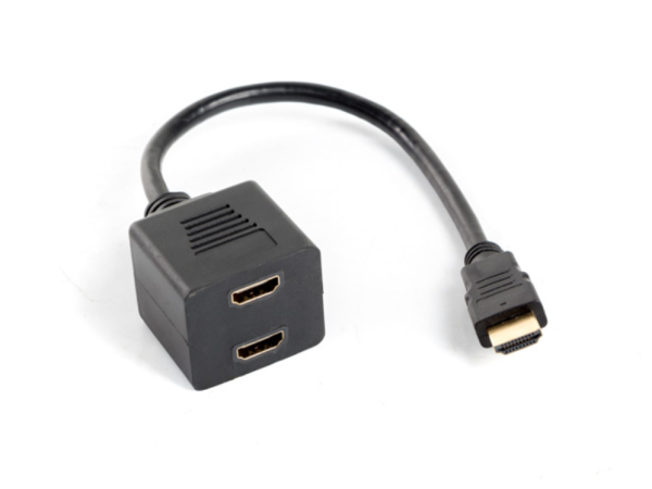 Lanberg AD-0019-BK divisor de video HDMI 2x HDMI