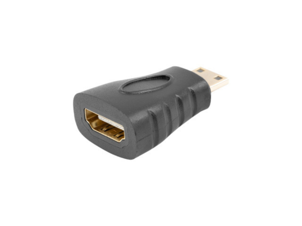 Lanberg AD-0037-BK cambiador de género para cable HDMI HDMI Mini-C Negro