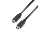 AISENS A107-0055 cable USB USB 2.0 0,5 m USB C Negro