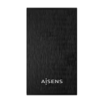 AISENS ASE-2523B caja para disco duro externo Caja de disco duro (HDD) Negro 2.5"