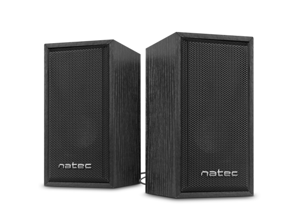 NATEC Panther altavoz De 2 vías Negro Alámbrico 6 W