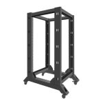 Lanberg OR01-6822-B armario rack 22U Rack o bastidor independiente Negro