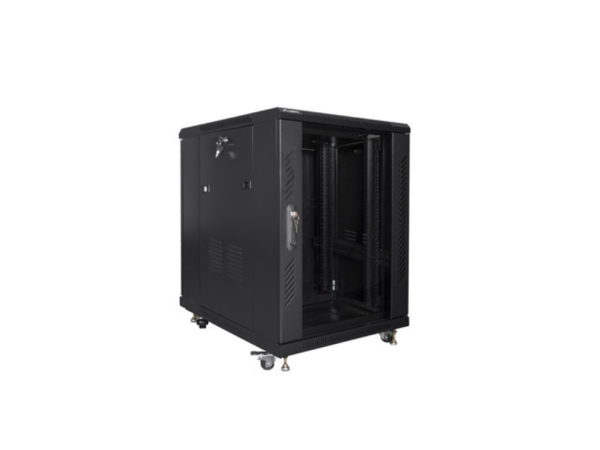 Lanberg FF01-6815-12B armario rack 15U Rack o bastidor independiente Negro