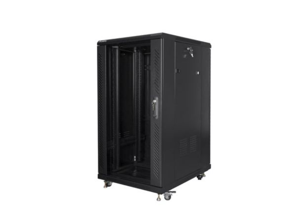 Lanberg FF01-6822-12B armario rack 22U Rack o bastidor independiente Negro