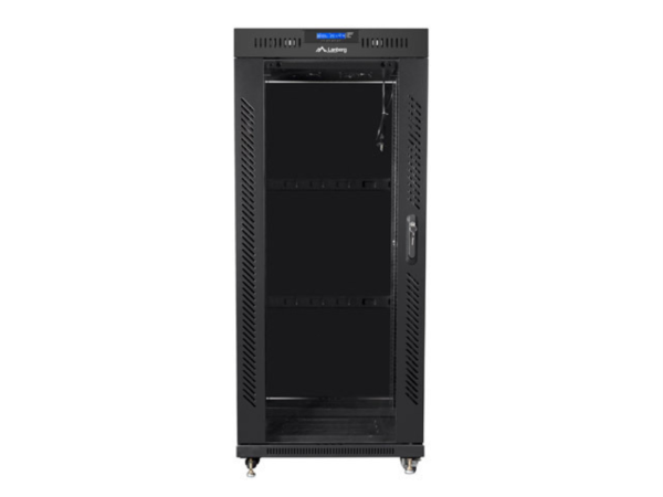 Lanberg FF01-8822-12BL armario rack 22U Rack o bastidor independiente Negro