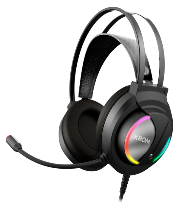 Krom Kappa Auriculares Alámbrico Diadema Juego Negro