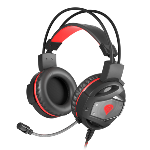 GENESIS Neon 350 Auriculares Alámbrico Diadema Juego USB tipo A Negro, Rojo