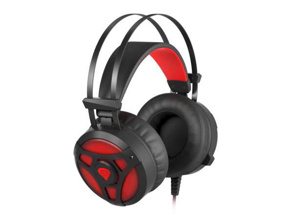 GENESIS Neon 360 Auriculares Alámbrico Diadema Juego Negro, Rojo