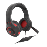 GENESIS Radon 210 Auriculares Alámbrico Diadema Juego USB tipo A Negro, Rojo