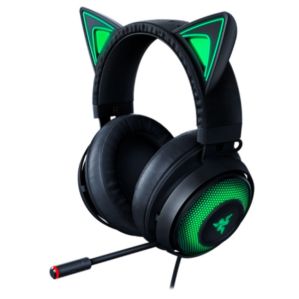 Razer Kraken Kitty Edition Auriculares Alámbrico Diadema Juego Negro, Verde