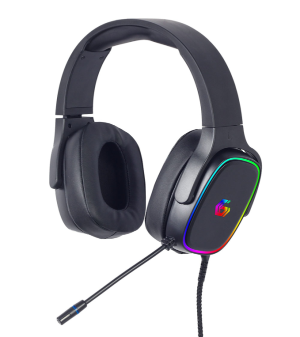 Gembird GHS-SANPO-S300 auricular y casco Auriculares Alámbrico Diadema Juego USB tipo A Negro