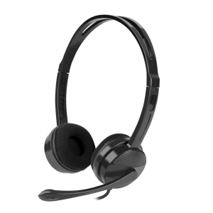 NATEC Canary Auriculares Alámbrico Diadema Oficina/Centro de llamadas Negro