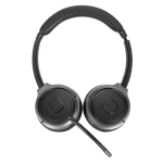 Targus AEH104GL auricular y casco Auriculares Inalámbrico y alámbrico Diadema Llamadas/Música USB Tipo C Bluetooth Negro