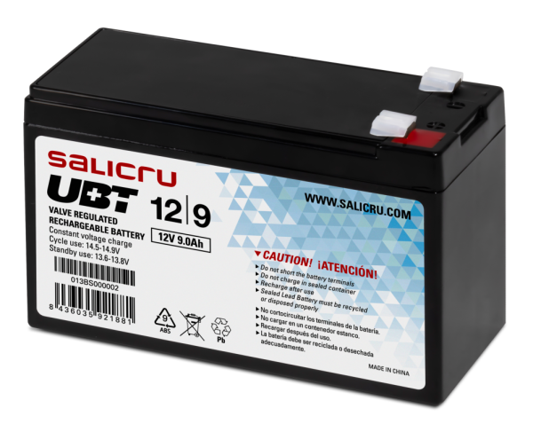 Salicru 013BS000002 batería para sistema ups Sealed Lead Acid (VRLA) 12 V 9 Ah