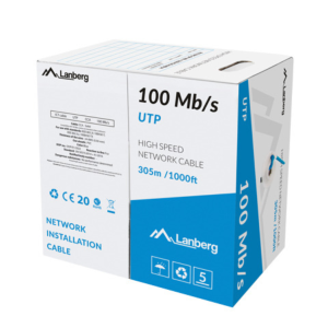 Lanberg LCU5-10CC-0305-B cable de red Azul 305 m U/UTP (UTP)