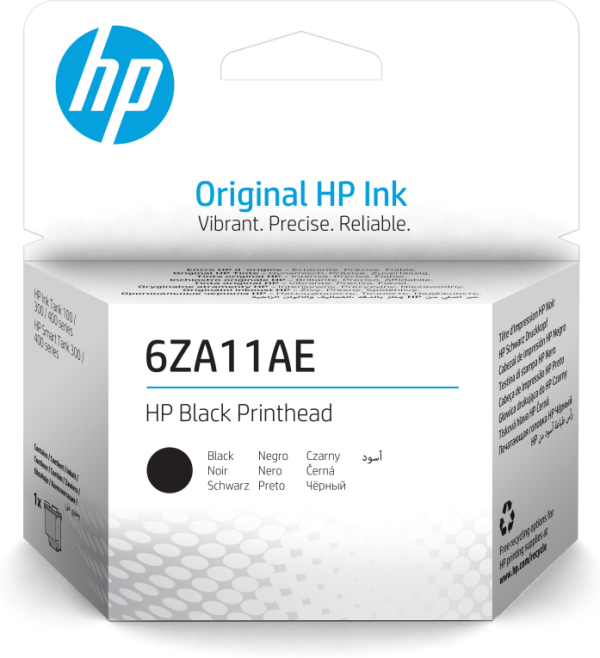 HP Cap de imprimare 6ZA11AE negru cabeza de impresora Inyección de tinta térmica