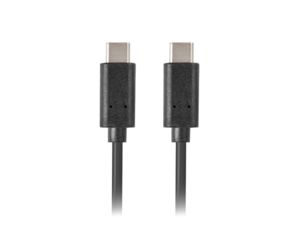 Lanberg CA-CMCM-10CU-0005-BK cable USB USB 2.0 0,5 m USB C Negro