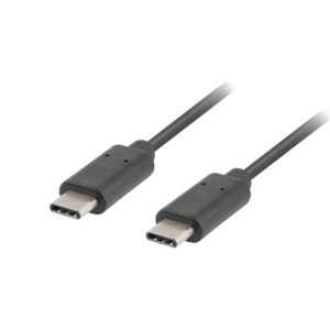 Lanberg CA-CMCM-10CU-0010-BK cable USB USB 2.0 1 m USB C Negro