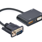 Gembird A-VGA-HDMI-02 adaptador de cable de vídeo 0,15 m HDMI + VGA (D-Sub) VGA (D-Sub) Negro