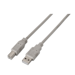 AISENS A101-0001 cable USB USB 2.0 1 m USB A USB B Beige