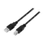 AISENS A101-0005 cable USB USB 2.0 1 m USB A USB B Negro