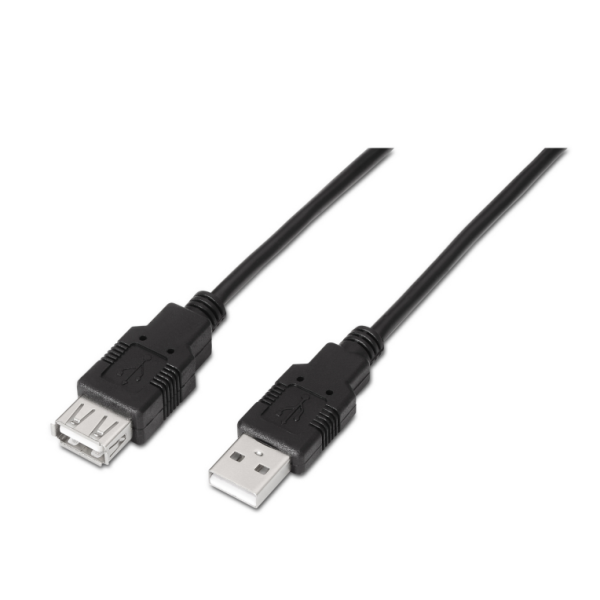 AISENS A101-0016 cable USB USB 2.0 1,8 m USB A Negro